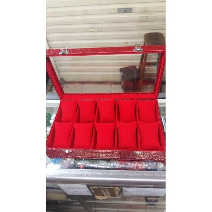 Mei Kotak Jam Isi 10 Tempat Penyimpanan Jam