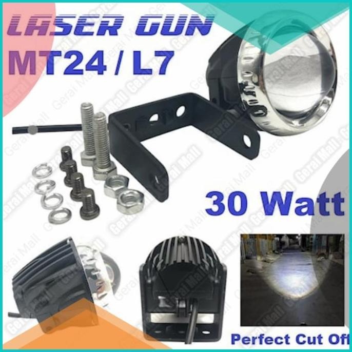 Lampu Tembak LED Sorot MT 24 30 Watt Mobil Motor 12 volt 16novz3 spare