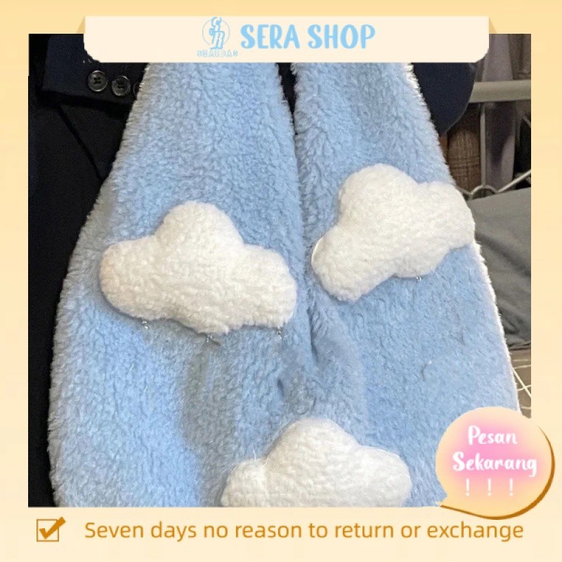 

◇Sera tas tangan biru mewah musim gugur dan musim dingin baru tas wanita ceruk tas jinjing mewah berkapasitas besar diagonal