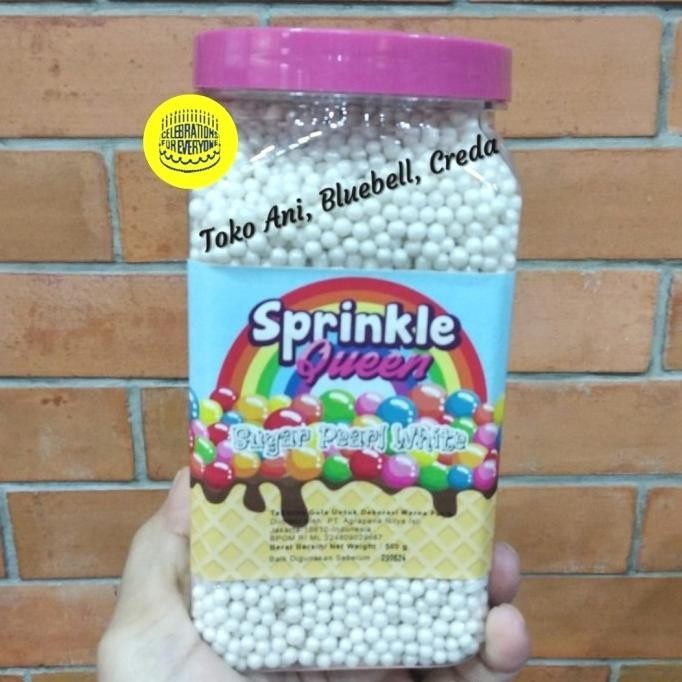 

Sprinkle pearls white 4mm 500gr
