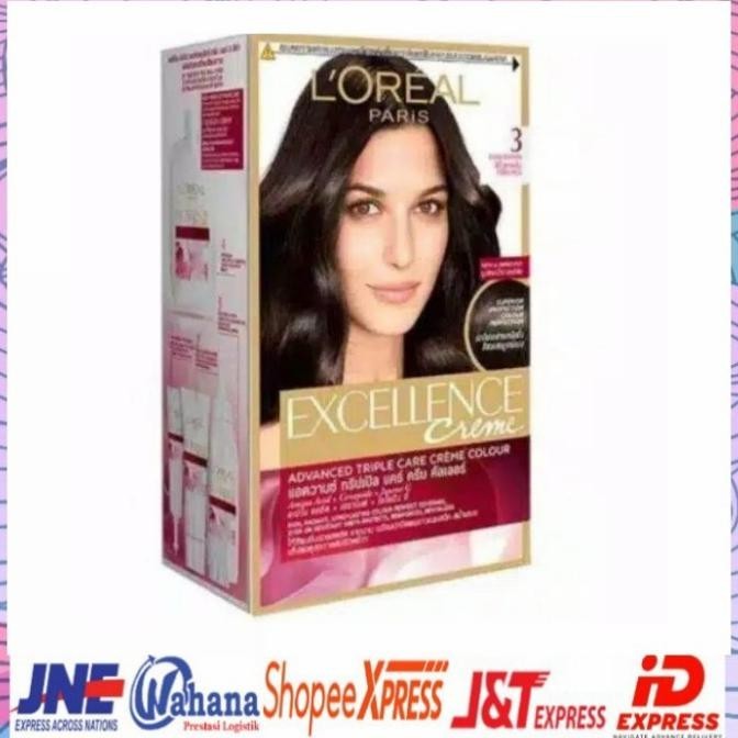 LOREAL paris EXCELLENCE 3 PEWARNA RAMBUT LOREAL paris. SEMIR