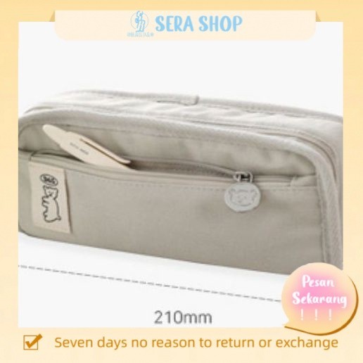 

⊕✜Sera Korea Sederhana Kanvas Pensil Warna Tas Alat Tulis Kapasitas Besar Multi Fungsi Tas Kosmetik Tas Penyimpanan Digital