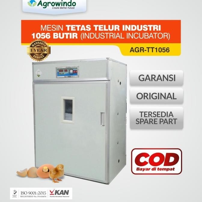 Mesin Tetas Telur Industri 1056 Butir (Industrial Incubator) Agr-Tt105