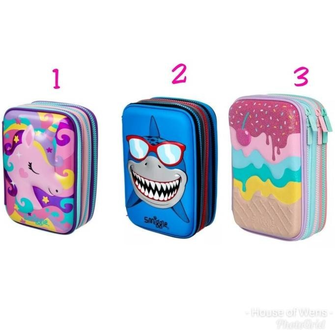 

SMIGGLE HIP HARDTOP TRIPLE UP PENCIL CASE - TEMPAT PENSIL SMIGGLE
