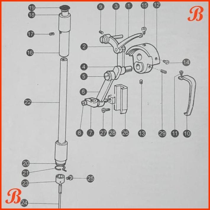 

| MJH | 22T2-020 KOTAK TAHU TYPICAL SLIDE BLOCK