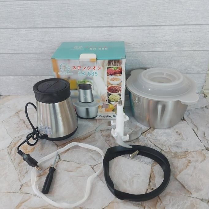 Baru Blender Daging Stainless Steel Chooper SX 685 Penggiling Daging Coper - SX-681