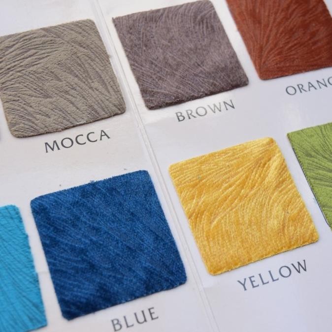 Special - Kain Bludru / Beludru / Velvet Kilap Tebal - Bella (Sofa, Jok, Kursi) - Cream