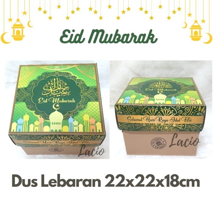 Dus kue cake box Bon Appetit 22 x 22 x 18 lebaran