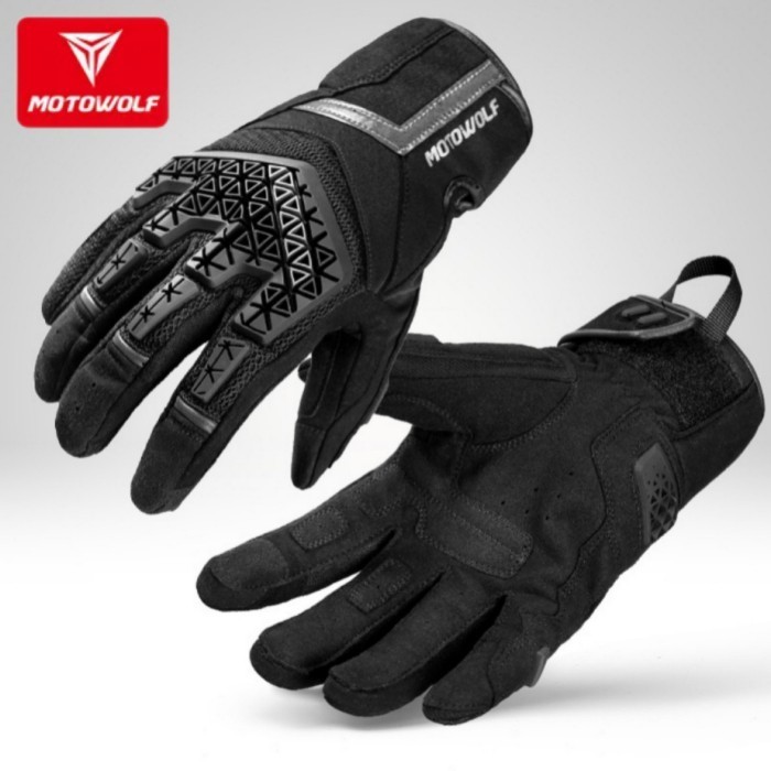 Motowolf Gloves Motor Full Finger Sarung Tangan Motor Touch Screen