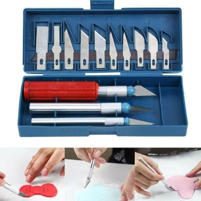 

1 set 13pcs precision knife set pen cutter 10mata pen cut art knife IVVASTORE