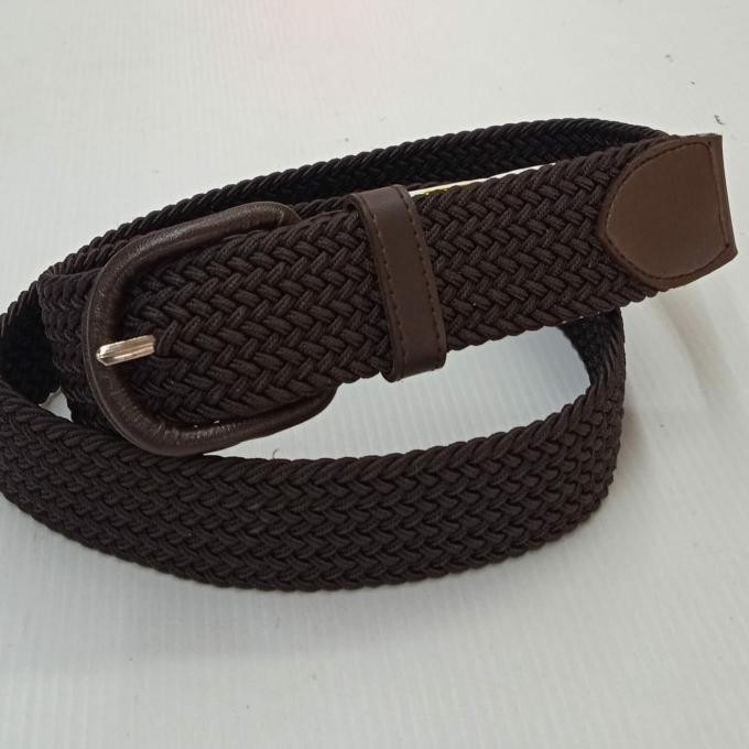 Ikat Pinggang Gesper Pria Wanita Karet Textan Panjang 130 Lebar 3.5Cm