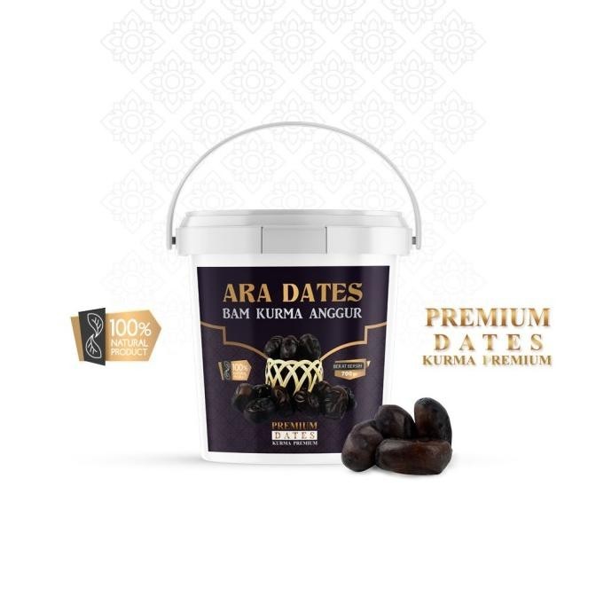 

Kurma Bam 700Gr Original Kemtan Kurma Anggur Kurma Madu Ember