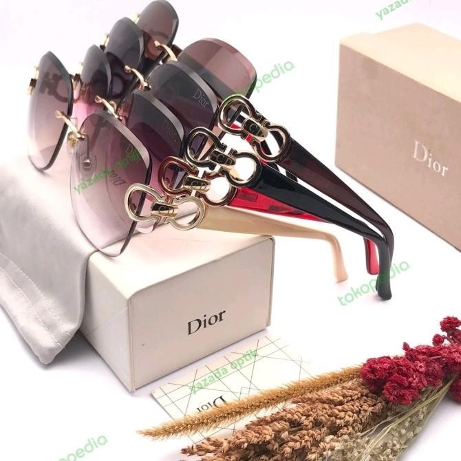 Kacamata Sunglasses Wanita Vrsc Tanpa Bingkai +Lensa Minus Wrna
