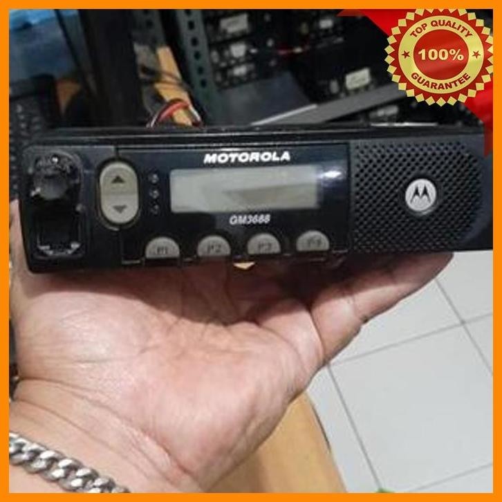 (bk yud) radio rig motorola gm3688 made in malaysia frekuensi uhf 403 sd 447 mhz kondisi normal rx d