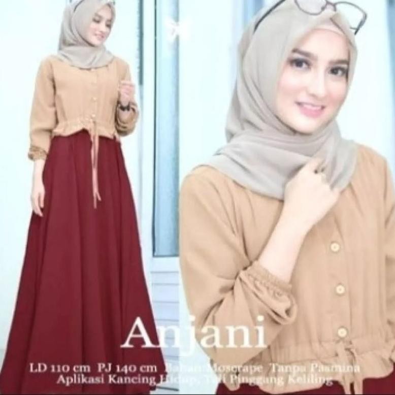 Gamis Anjani Dress Terlaris