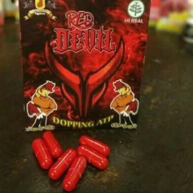 serenteng Red devil doping kapsul herbal ayam jago aduan Jalu aji