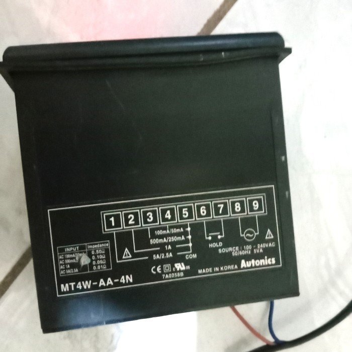 AUTONICS MT4W-AA-4N DIGITAL MULTI METER