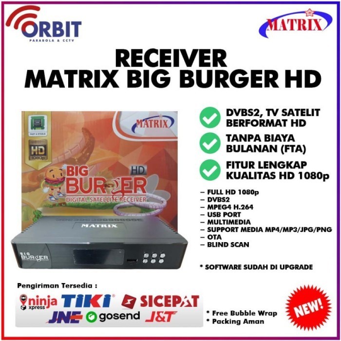 RECEIVER PARABOLA MATRIX BIG BURGER HD