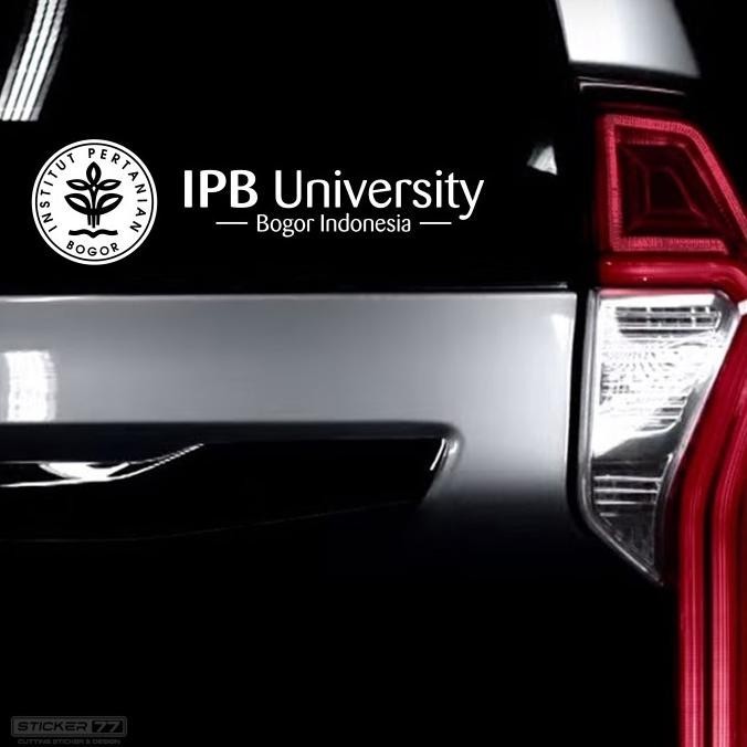 

Cutting Sticker IPB University Bogor Indonesia 20X5,6CM Stiker IPB