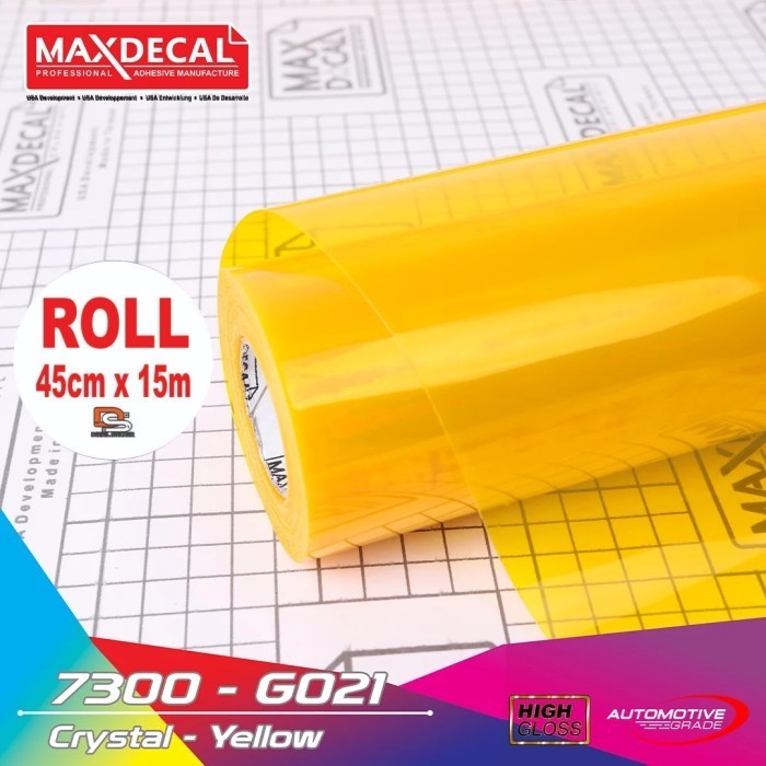 

ROL Sticker Maxdecal 7300 Transparent Transparan high Gloss ROLL