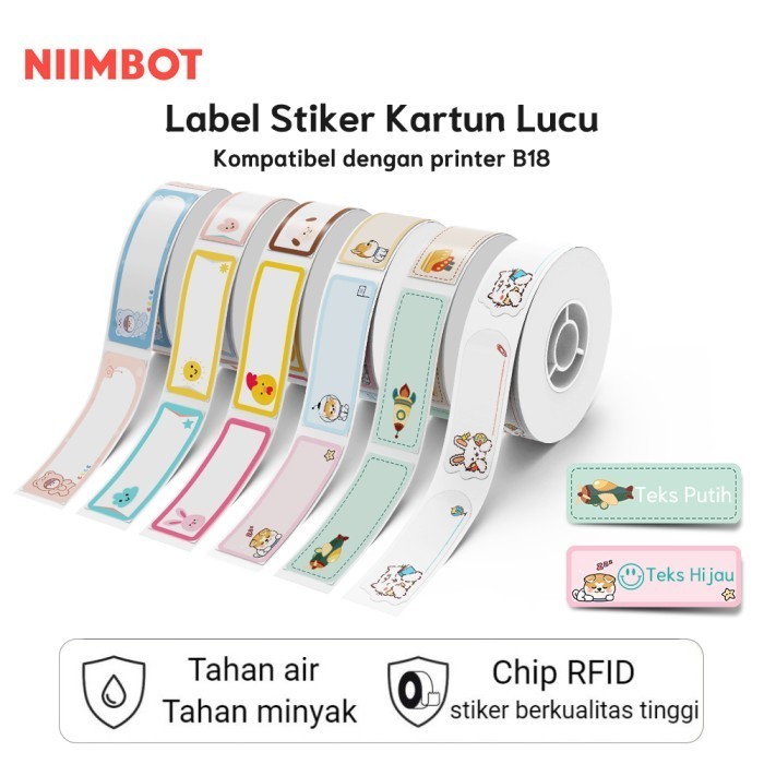 

NIIMBOT B18 Kertas label pola lucu tahan suhu tinggi dan tidak luntur