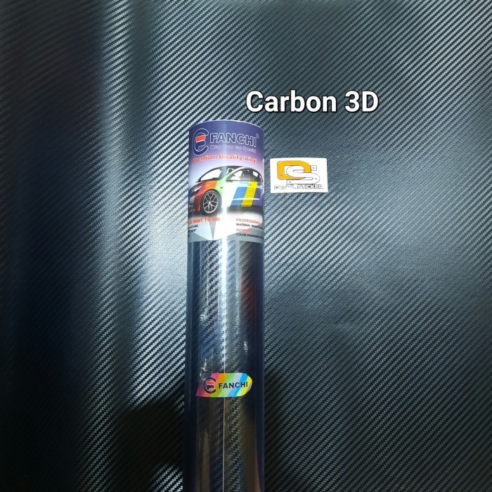 

ROL Sticker Fanchi FC253 Carbon 3D Hitam Doff Fanchi ROLL