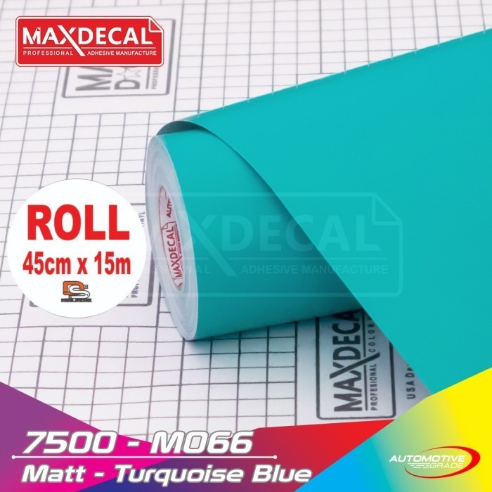 

ROLL Sticker Maxdecal 7500 M066 Matt Turquoise Blue Tosca Doff ROLL