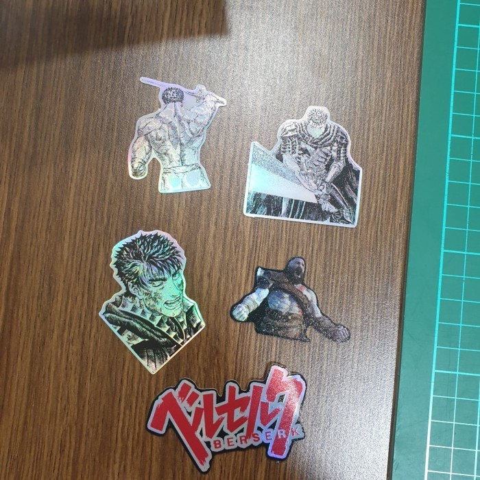 

Sticker Hologram Anime - PSH871 - Berserk - Set 5pcs