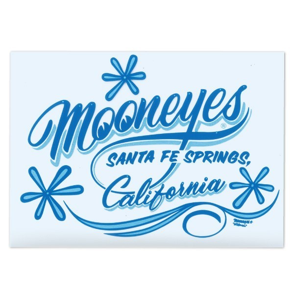 

MOONEYES California Pinstripe Sticker Blue