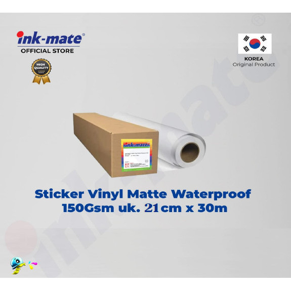 

Sticker Vinyl Matte Waterproof Inkmate 150Gr 21cm x 30m