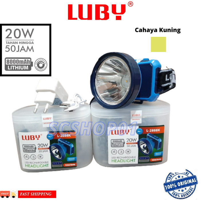 Senter Kepala Luby 2888 / L-2888 20watt