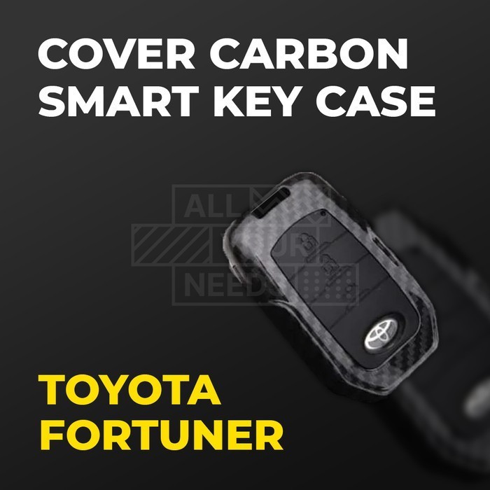 CARBON KUNCI SMARTKEY COVER TOYOTA ZENIX