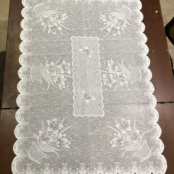 TAPLAK MEJA TAMU/MAKAN KAIN 80X120