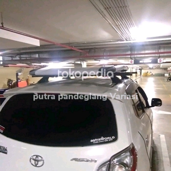 Roof Rak Bagasi Atas + Cross Bar Mobil Agya Ayla Terlariss 