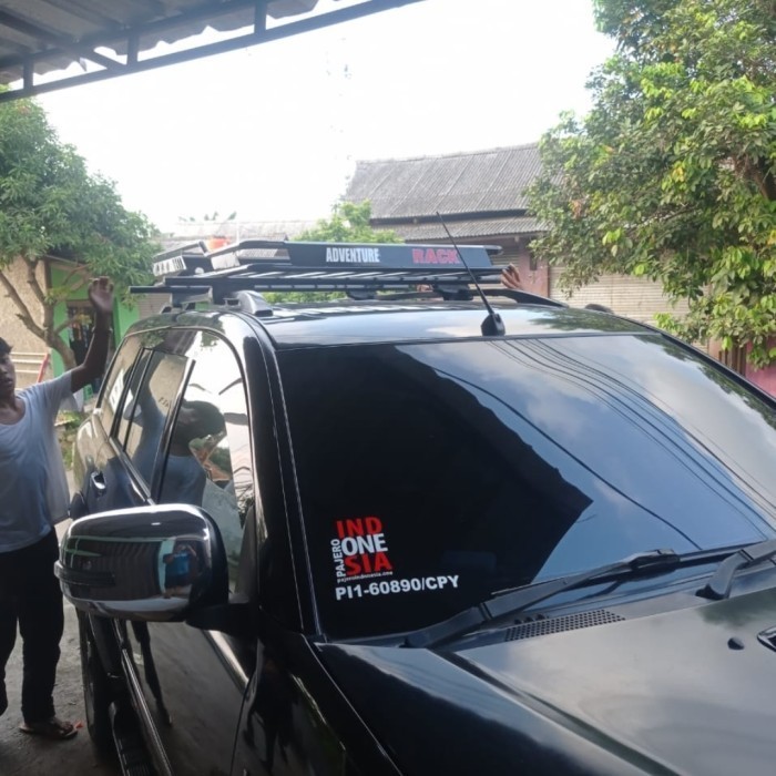Roof Rack Bagasi Atas Mobil Rush Lama Merek Adventure 140 + Cross Bar Terlariss 