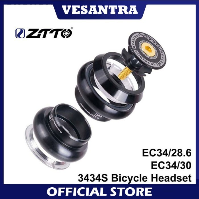 ZTTO HEADSET SEPEDA MTB 3434S EKSTERNAL BEARING EXTERNAL 34MM OVERSIZE
