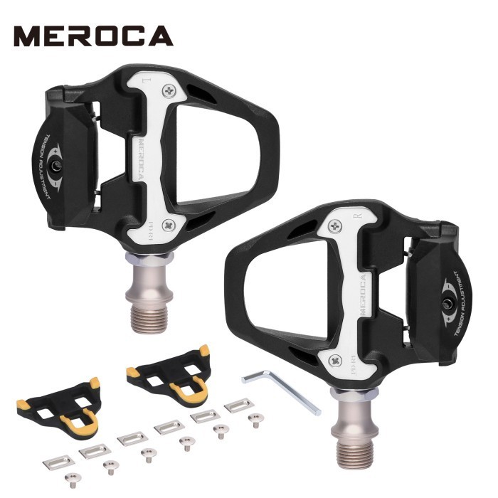 PEDAL MEROCA PEDAL CLEAT ROADBIKE SPD SYSTEM PEDAL CLEAT SEPEDA BALAP