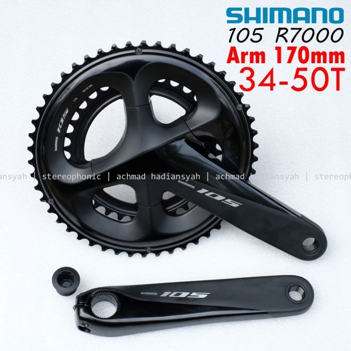NEW CRANK SHIMANO 105 FC-R7000 DUAL SPEED 34-50T CRANK 105 R7000 34 50