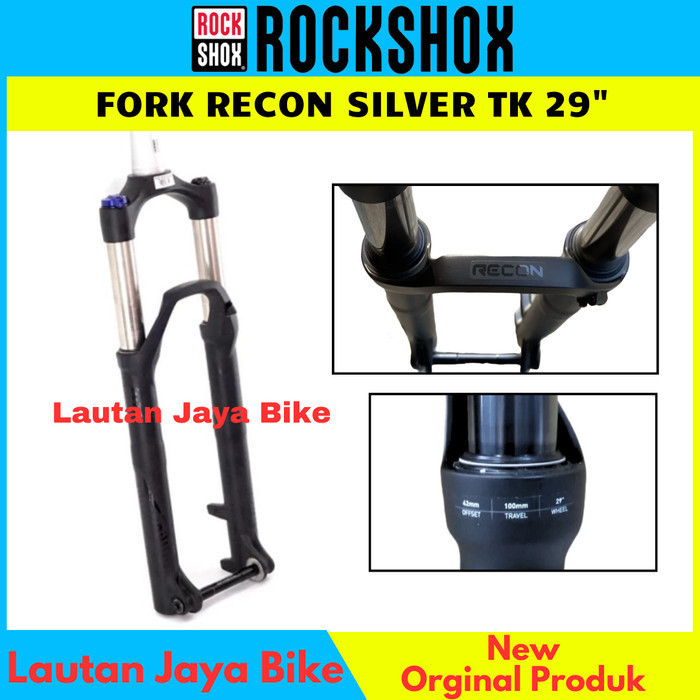FORK ROCKSHOX RECON SILVER RL 29 SOLO AIR BOOST TA 15X110 TRAVEL 100 T
