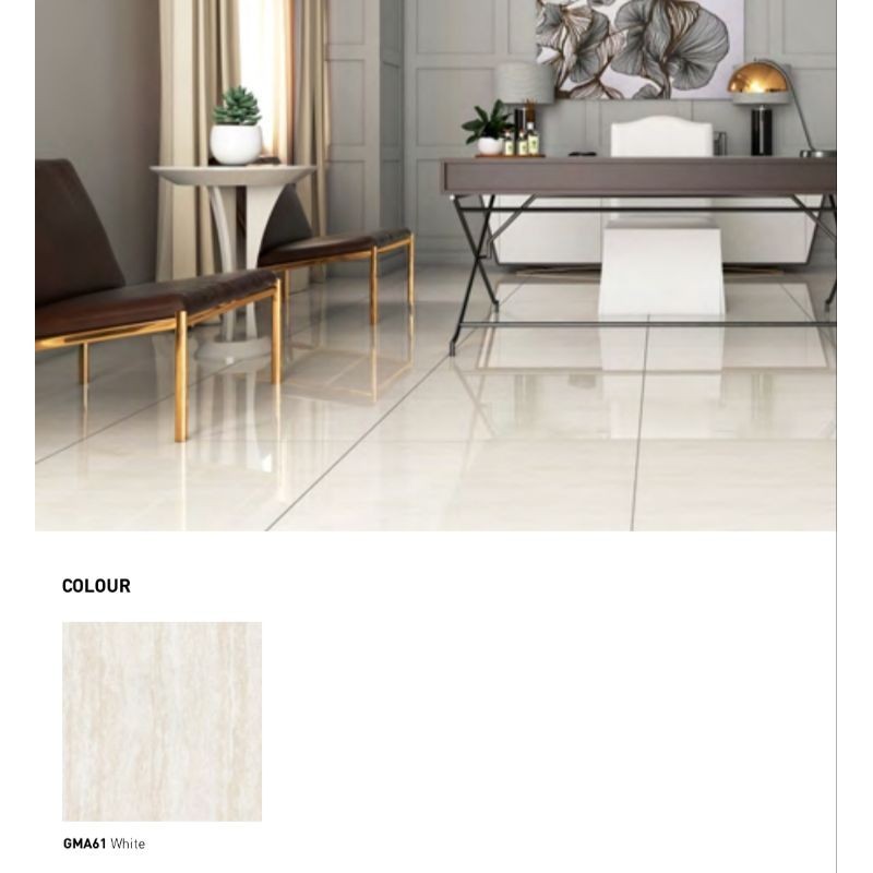 GRANIT GLOSSY MOTIF KAYU WENGE SERIES UKURAN 60X60 BY NIRO GRANIT