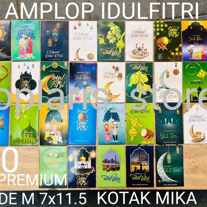 

Limited Amplop Lebaran Idul Fitri Murah - PREMIUM ISI 50 Baru!
