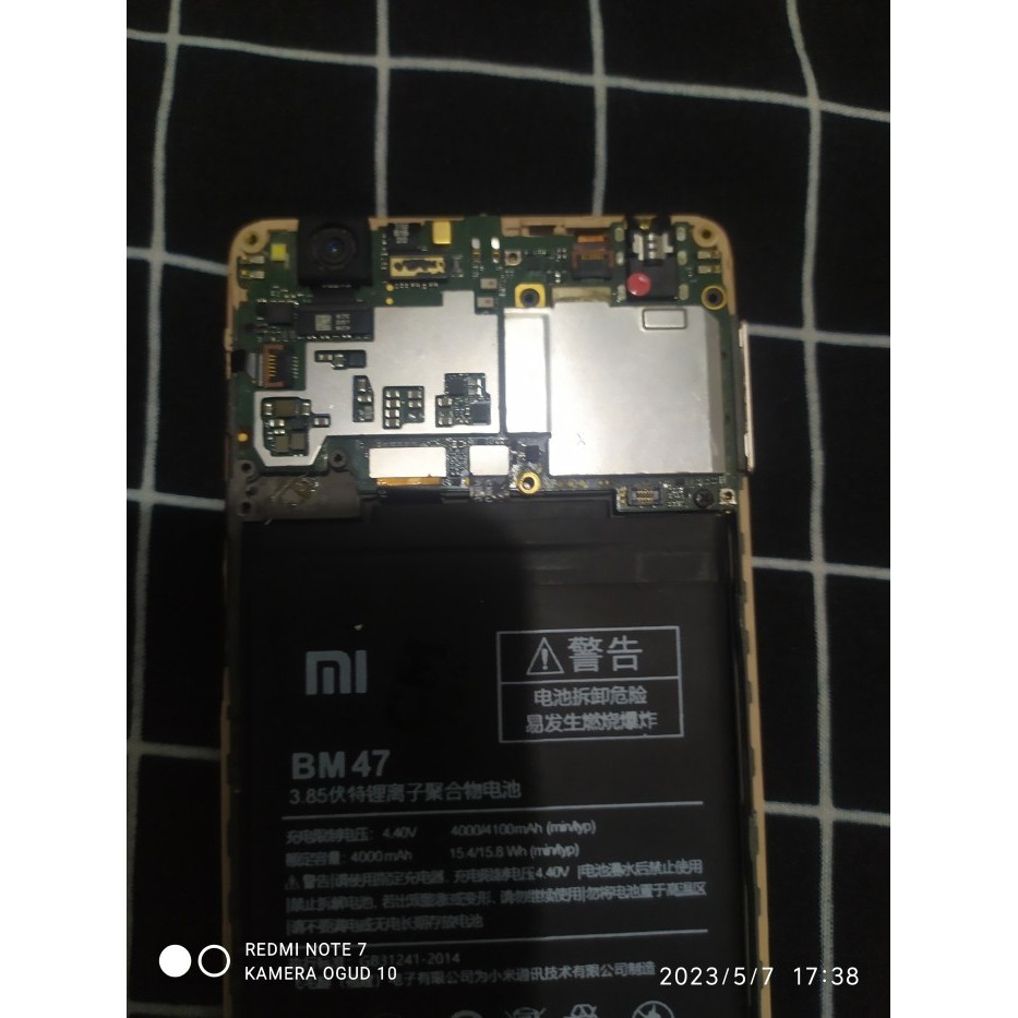 mesin redmi 3x 3/32 normal