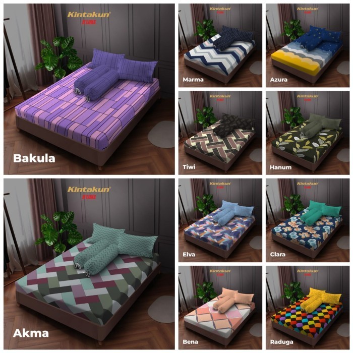 SPREI KINTAKUN 200X200X30, 200X200 TINGGI 30, EXTRA KING part 2
