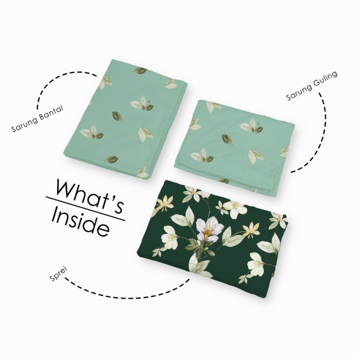 Lady Rose - Bedcover Set UK 160x200 Ocha