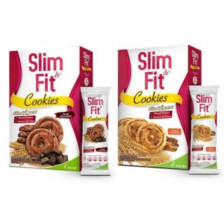 

{cookies} Slimfit slim & fit DIET cookies dark chocolate raisin cinamon 10x22 gr SLIM FIT TERLARIS