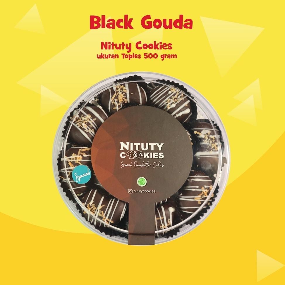 

{cookies} Black Gouda 500 gram Kue Kering by Nituty Cookies TERLARIS