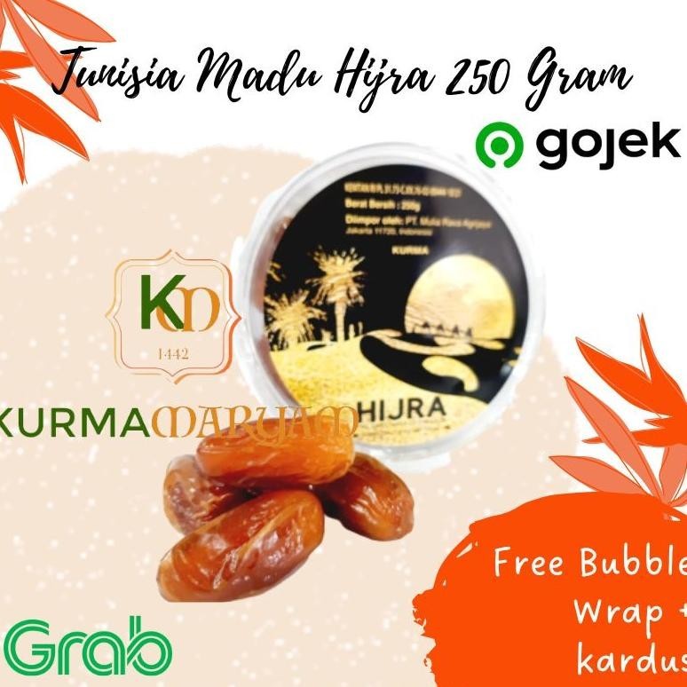 

POJ Kurma Hijra pack 250 Gram ( manis sedang ) tunisia madu pack / KURMA HIJRA TUNISIA MADU / Oleh Oleh Haji Umroh / Toko Kurma Maryam TERLARIS