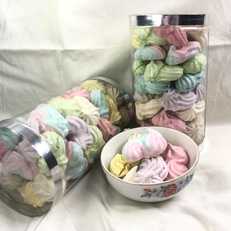 

{cookies} Maringue Cookies ColourFull (Read deskripsi) TERLARIS