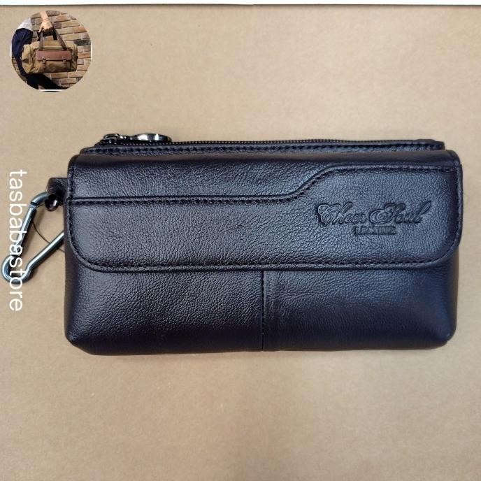 SARUNG HP PINGGANG PRIA KULIT ASLI HP PRIA DOMPET HP HORIZONTAL 2525 AGUSTIKASTORE44