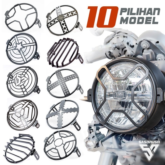 COVER LAMPU YAMAHA XSR155 / GRILL LAMPU XSR155 / HEAD LIGHT COVER XSR